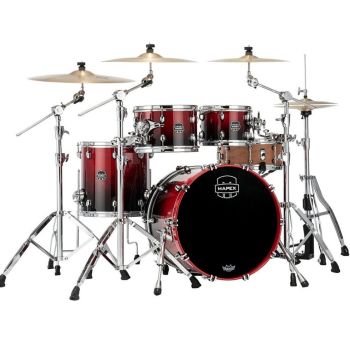Mapex sr504xrq saturn renew scarlet fade batería acústica