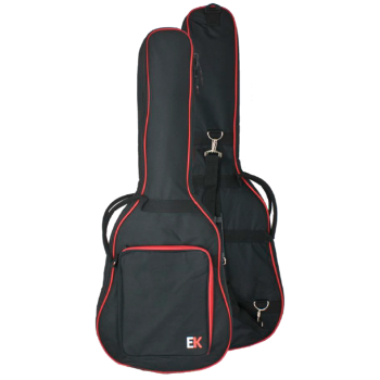 Ek audio funda para guitarra eléctrica de 15mm roja
