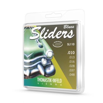 Thomastik juego de cuerdas guitarra eléctrica blues sliders medium light