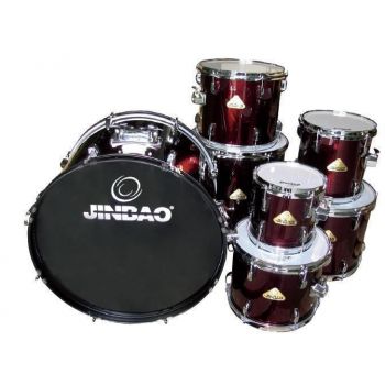 Jinbao sp5098rdj tom-tom de 8 x 8 rojo
