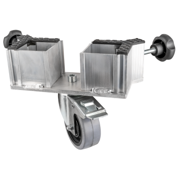 Showgear mammoth dex double leg insert swivel wheel with brake