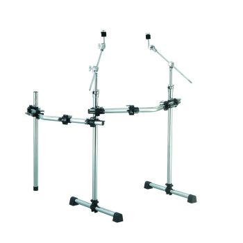 Peace dr-21 soporte para batería con tubo central en forma de v y brazos
