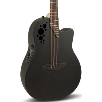 Ovation 2078tx-5-g elite black textured guitarra electro-acústica