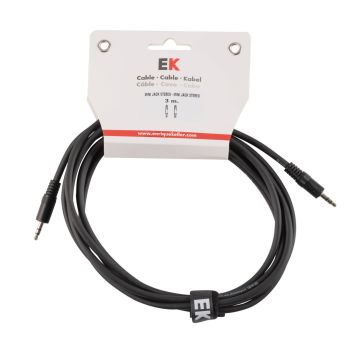 Ek audio cable mini jack stereo - mini jack stereo 3 m