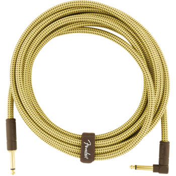 Fender Deluxe Cable Tweed Natural Jack Mono a Jack Mono Acodado. 4.5 metros