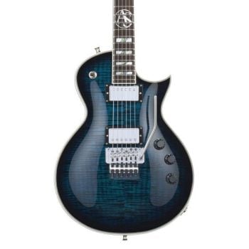 Esp eii alex skolnick fr black aqua guitarra eléctrica