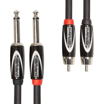 Roland rcc32r28 2 jack mono a 2 rca 1m