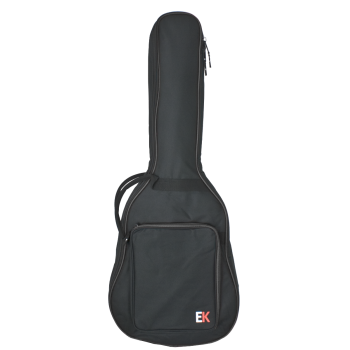 Ek audio funda para guitarra clásica de 4/4 de 15mm negra