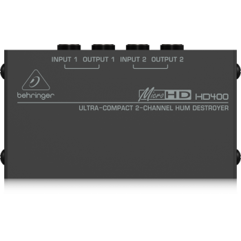 BEHRINGER HD400 Caja DI Eliminador de Zumbidos