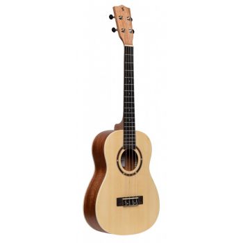 Stagg ub-30 spruce ukelele baritono tapa abeto funda incluida