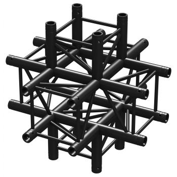 Beamz p30-c60 truss 6 vias cruz negro 182481