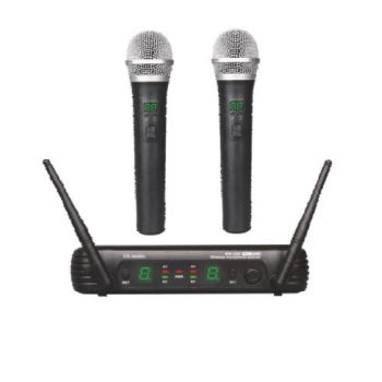 Ek audio dos micrófonos inalámbricos de mano uhf