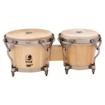 Toca percussion 3900t natural / nickel bongo traditional series