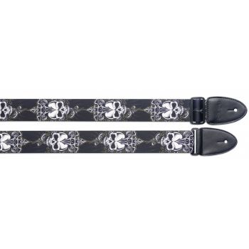 Stagg black skull correa guitarra