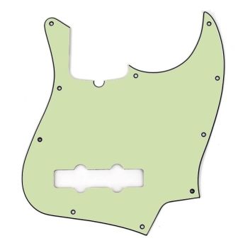 Soundsation golpeador jp-1mg para jazz bass, verde menta, una sola capa.