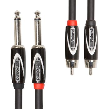 Roland rcc52r28 cable 2 jack mono a 2 rca 1,5m
