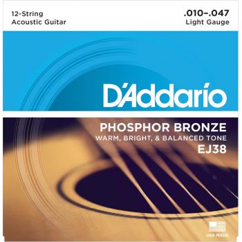 D Addario EJ-38 (010-047) Cuerda Guitarra Acústica
