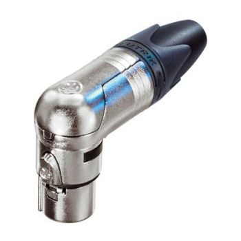 Neutrik NC3 FRX Conector aéreo acodado XLR hembra