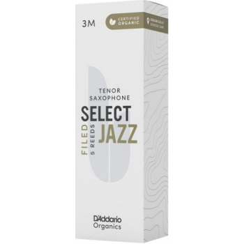 Daddario orsf05tsx3m organic select jazz cañas limadas saxo tenor dureza 3 media pack 5 uds