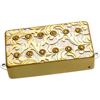 Dimarzio dp287fsgw utopia pastilla para guitarra eléctrica neck f-spaced gold/white