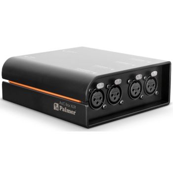 Palmer aoc box xlrf aoc caja conversora ethercon a xlr hembra