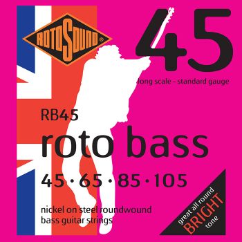 Rotosound juego de cuerdas para bajo 45-105