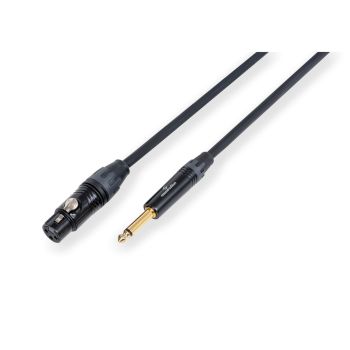 Soundsation cable para altavoces wiremaster wm-pcxfj5 xlr(f)-jack de 6,3 mm mono