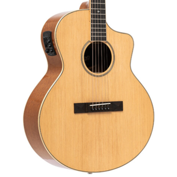 Stagg sa45 oce-lw guitarra electroacústica con cutaway para orquesta