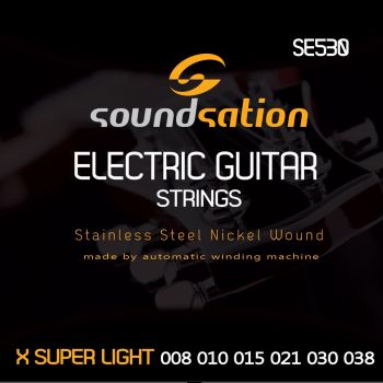 Soundsation juego de cuerdas para guitarra eléctrica se530 - x super light