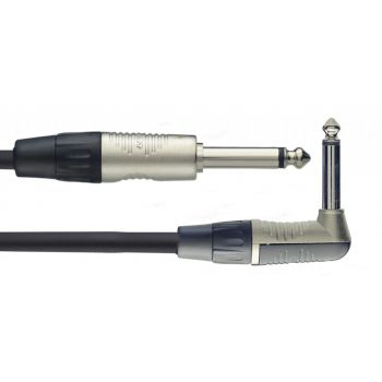 Stagg ngc6plr cable instrumento jack acodado 6m