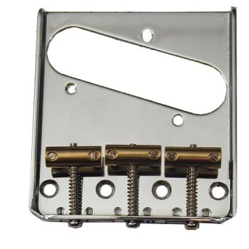 Soundsation puente fijo tp-t8c para telecaster (cromado de lujo)