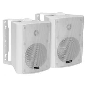 Omnitronic alp-5a pareja altavoces activos 2 vias blancos
