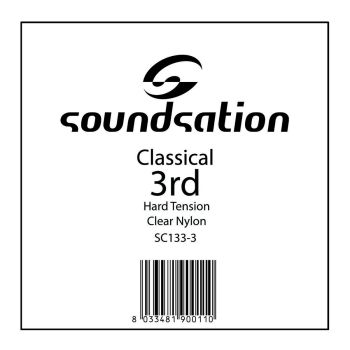 Soundsation cuerda para guitarra clásica sc133-3 - g 0.41 de tensión dura