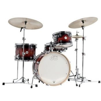 Drum workshop ddlg2004tb set de cascos design tobacco burst