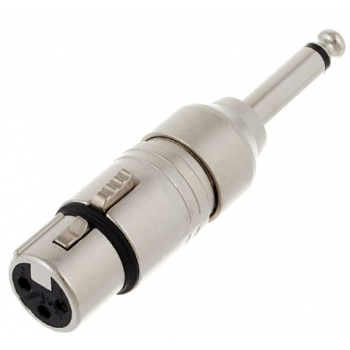 Neutrik NA2 FP Adaptador XLR Hembra a Jack Mono