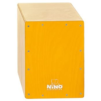 Nino percussion cajon pequeño tapa amarilla ni