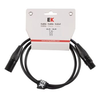 Ek audio cable neutrik para micrófono xlr/xlr 1 m