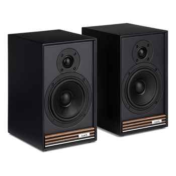 Ruark sabre-r negro altavoces estantería
