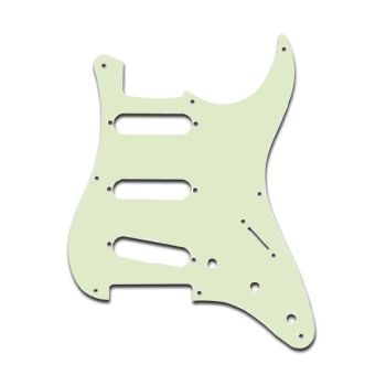Soundsation golpeador sp-1mg para guitarra stratocaster, verde menta, una sola ca