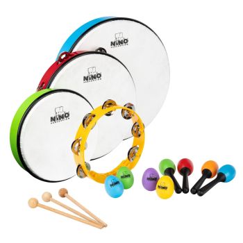 Nino percussion mixed rhythm set, 12 pcs. nino