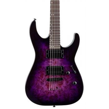 Ltd m-200dx purple burst le guitarra eléctrica