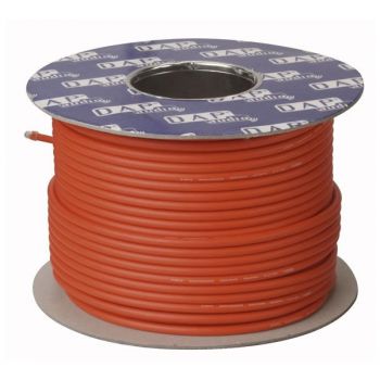 Dap audio mc-226r bobina de cable rojo para micrófono con doble aislamiento de 100m