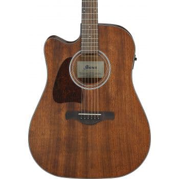 Ibanez aw54lce-opn guitarra acústica zurdos