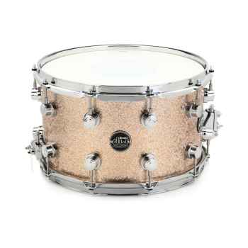 Drum workshop drpf0814ssbr perf snare 8x14 bermuda sparkle