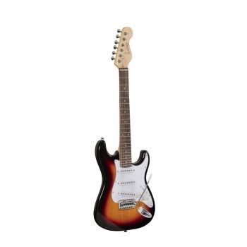 Soundsation guitarra eléctrica rider-jr 3ts de 3/4 con doble cutaway y 3 pastilla