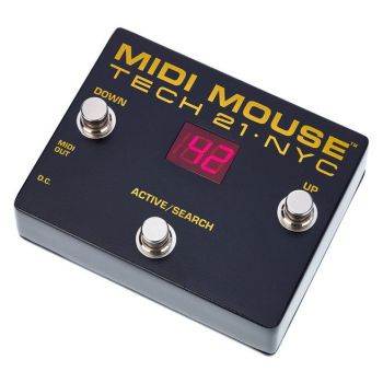 Tech 21 midi mouse pedalera midi