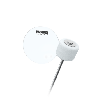 Evans eqpc1, parche, refuerzo bombo, kevlar blanco