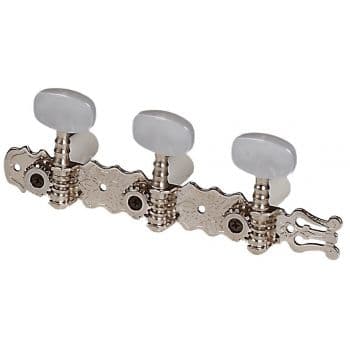Gewa 545211 clavijero para guitarra clásica pro arte cromado con lira