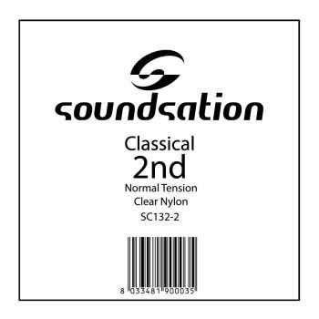 Soundsation cuerda para guitarra clásica sc132-2 - b 0.32 tensión normal