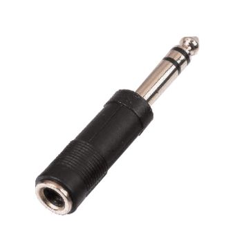 Soundsation adaptador estéreo sada032-1 de conector hembra de 6,3 mm a conector m
